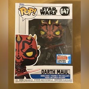 Darth Maul Funko Pop NYCC 2023 UNRELEASED Limited Edition In Hand